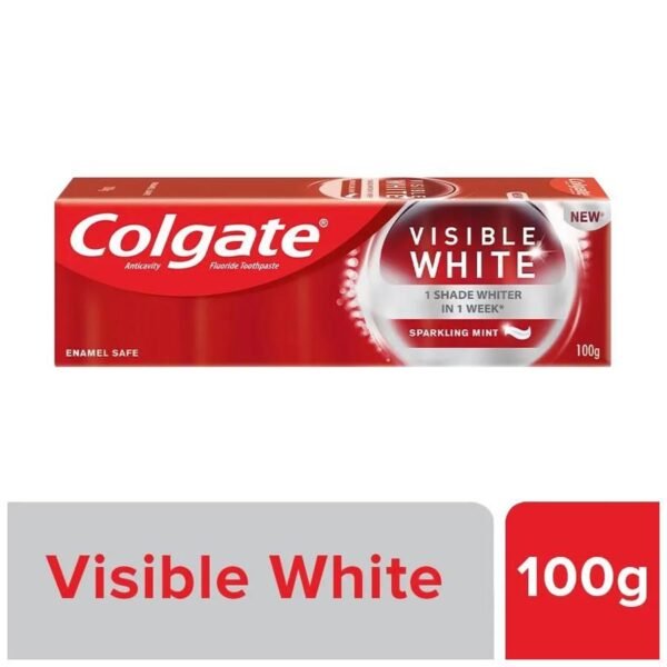 Colgate Visible White Sparkling Mint Toothpaste, 100 Gm