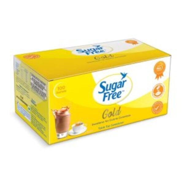 Sugarfree Gold Low Calorie Sweetner – 100 Sachet