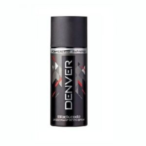 Denver Deodorant Spray – Black Code, 150 Ml