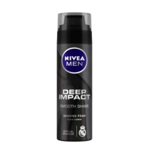 Nivea Men Shaving, Deep Impact Smooth Shaving Foam, 200Ml