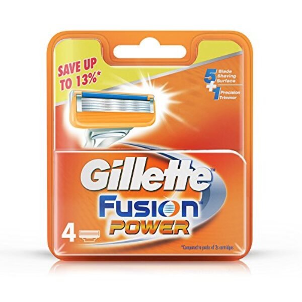 Gillette Fusion Power Shaving Razor Blades – 4S Pack
