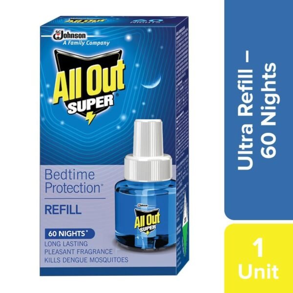 All Out Super Mosquito 60 Nights Refill, 45 Ml