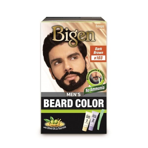 Bigen Beard Color, Dark Brown B103, 40Gm