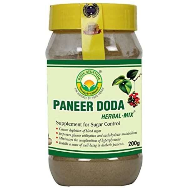 Basic Ayurveda Paneer Doda Herbal Mix Powder, 200Ml