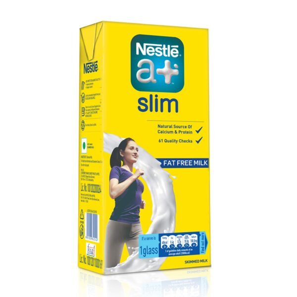 Nestle A+ Slim Skimmed Milk, 1L