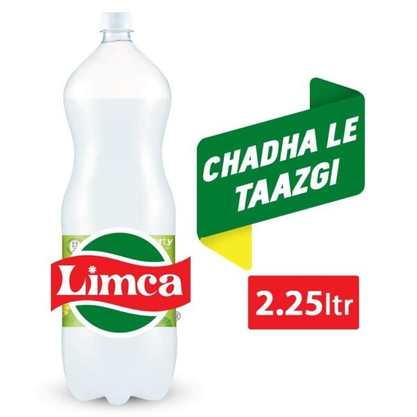 Limca Lemon And Lime Flavoured Soft Drink, 2.25L Bottle