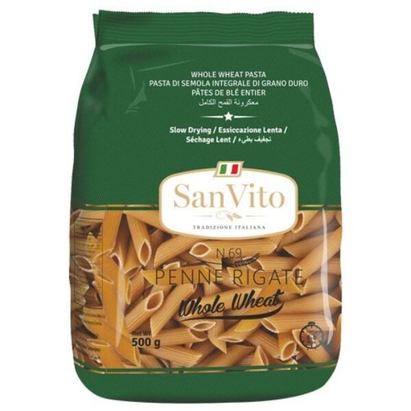 San Vito Whole Wheat Penne 500Gm