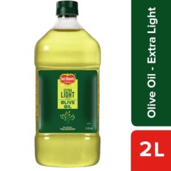 Del Monte Extra Light Olive Oil, 2Ltr