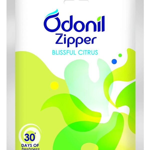 Odonil Bathroom Air Freshener Zipper – Blissful Citrus – 10 G