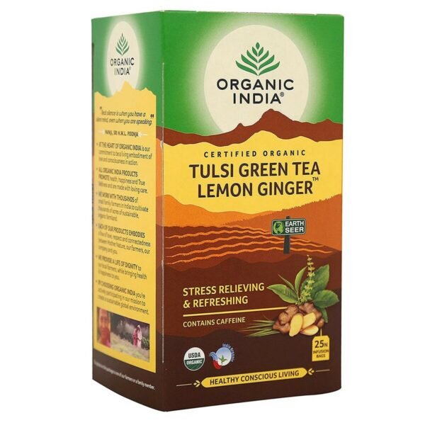 Org Tulsi Lmn Ginger Tea, 18 Bag