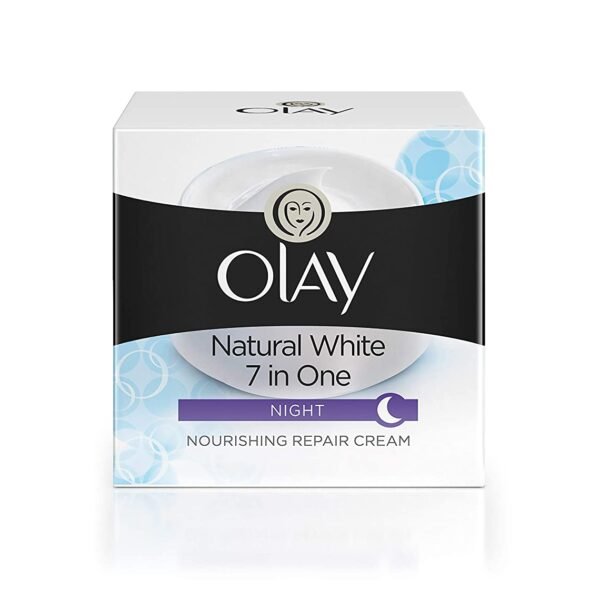 Olay Night Cream Natural White Fairness Night Moisturiser, 50G