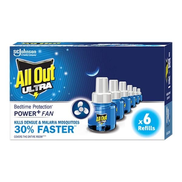 All Out Ultra Mosquito Refil  Pack Of 6 45Ml