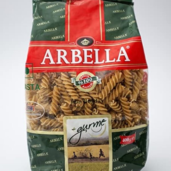 Arbella Whole Wheat Fusilli Pasta, 500Gm