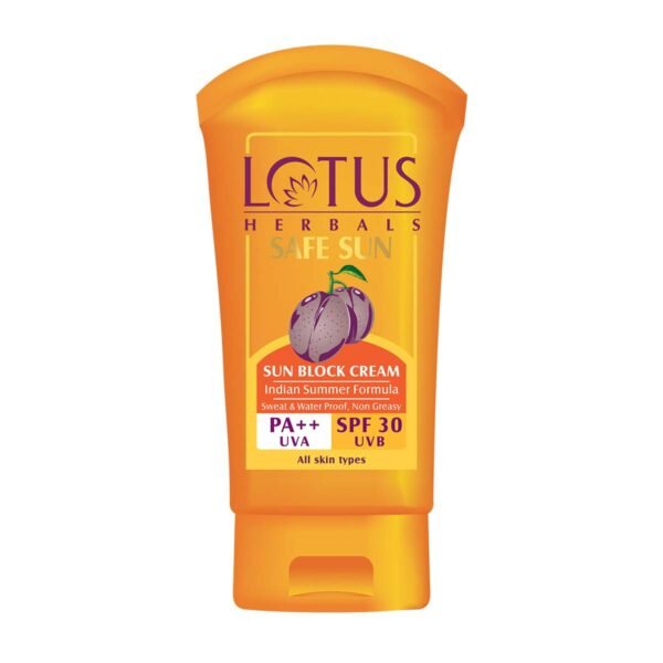 Lotus Herbals Safe Sun Sun Block Cream Spf 30, 50 Gm
