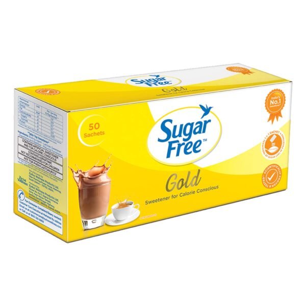 Sugar Free Gold Low Calorie Sweetener, 50 Sachets