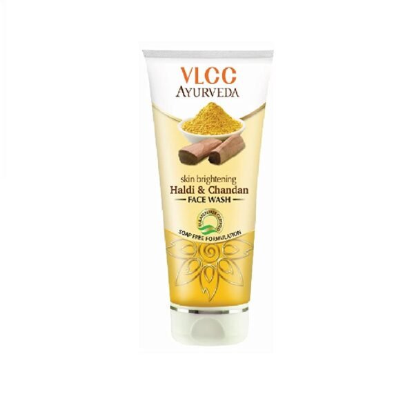 Vlcc Skin Brightening Haldi And Chandan Facewash, 100Ml (Pack Of 2)
