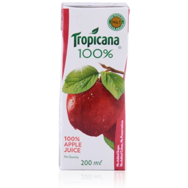 Tropicana Apple 100% Juice , 200 Ml