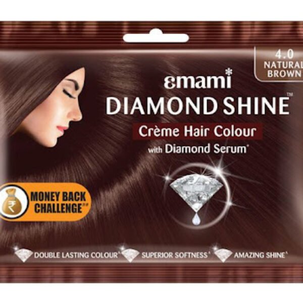 Emami Diamond Shine 4.0 Natural Brown