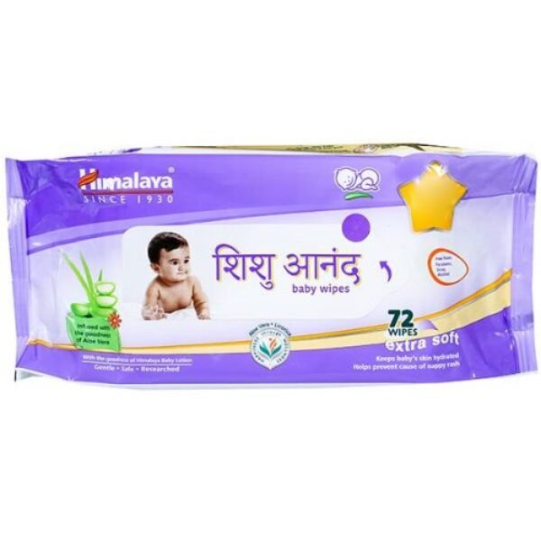Shishu Anand Baby Wipes 72 Count