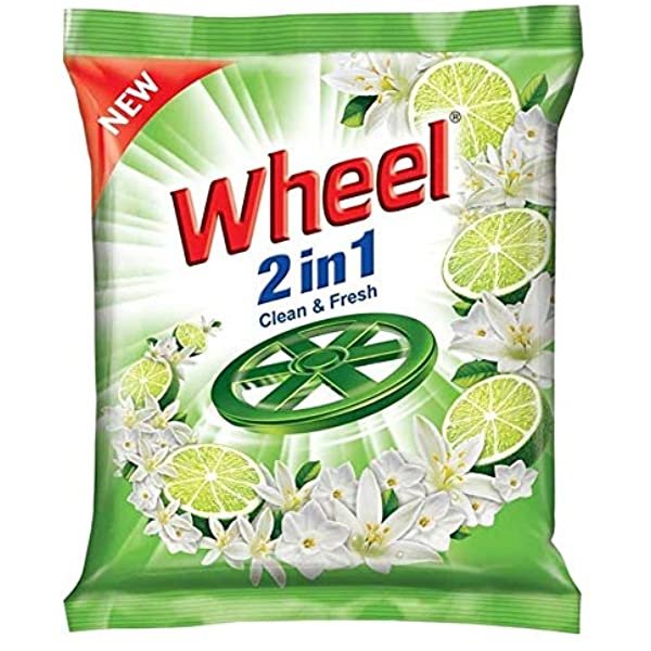 Wheel Detergent Powder Green Pack Of 1 Detergent Powder 1 Kg