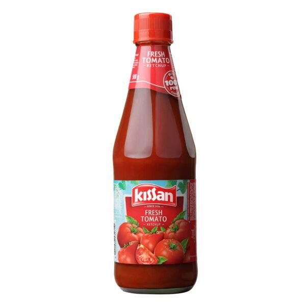 Kissan Fresh Tomato Ketchup Bottle, 500G