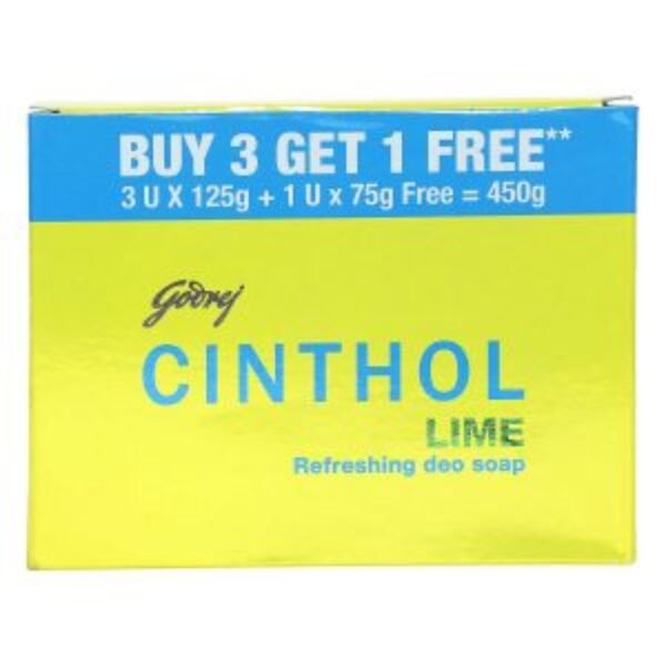 Cinthol Lime Fresh 3+1 100Gm