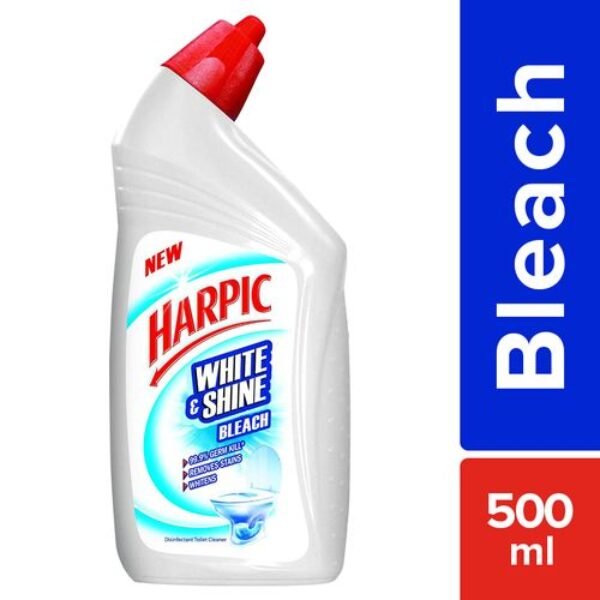 Harpic Disinfectant Toilet Cleaner Bleach, 500 Ml