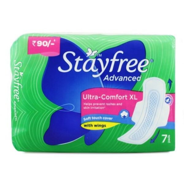 Stayfree Advanced Ultra-Comfort With Wings-Xl-7 Pads