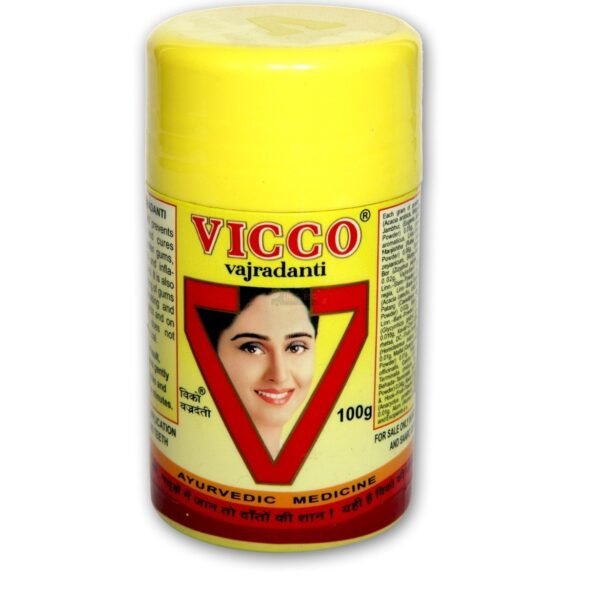 Vicco Vajradanti Ayurvedic Toothpowder Powder – 100G