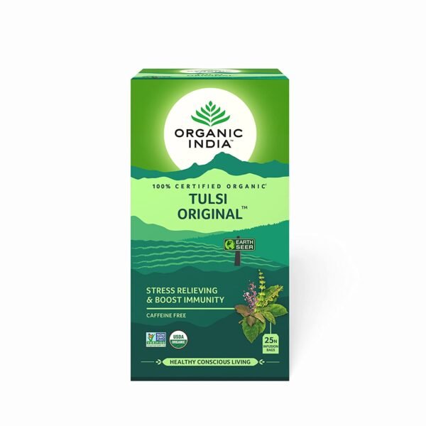 Organic India Original Tea – Tulsi, 25 Bags