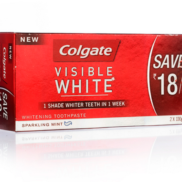 Colgate Visible White Paste, 2*100Gm