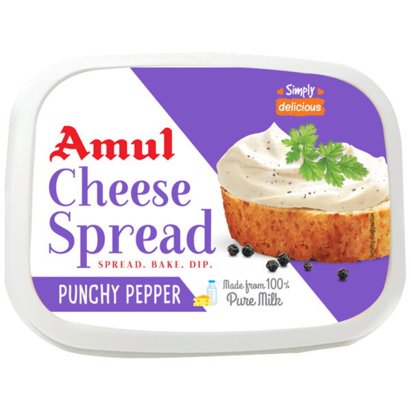Amul Cheese Spread Punchy Pepper, 200Gm