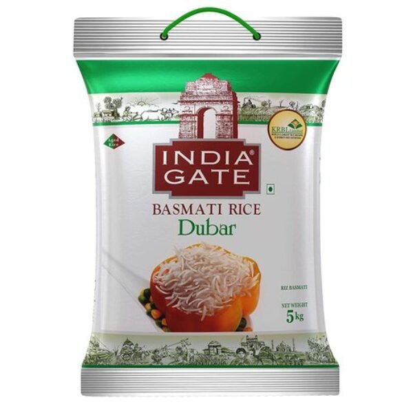 India Gate Dubar Basmati Rice 5 Kg
