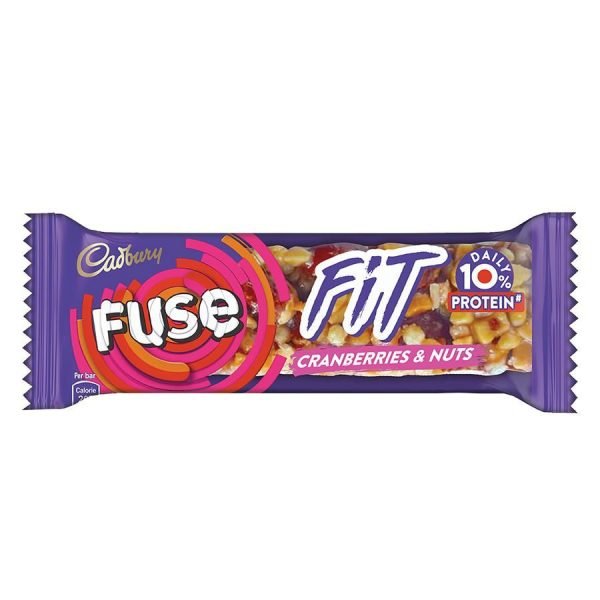 Cadbury Fuse Fit Snack Bar – With Cranberries & Nuts, 41 G