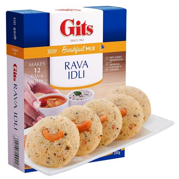 Gits Instant Rava Idli Breakfast Mix, 200G