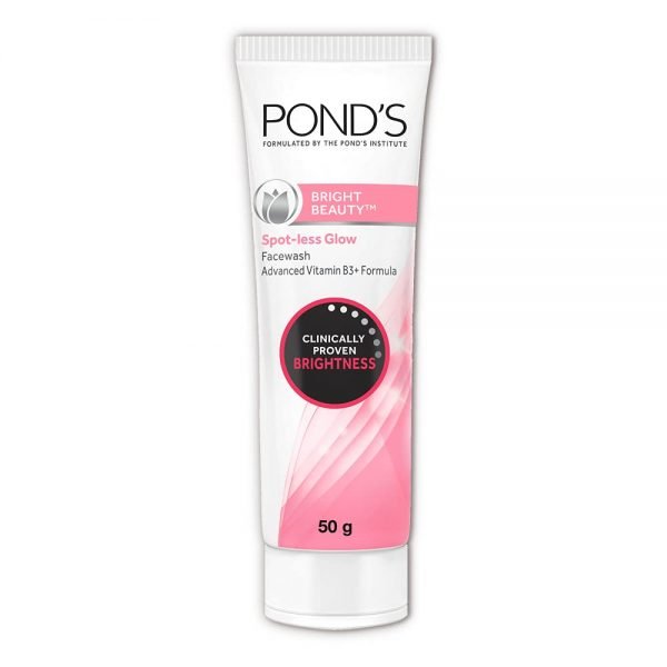 Pond’S Bright Beauty Spot-Less Glow Face Wash With Vitamins 50Gm