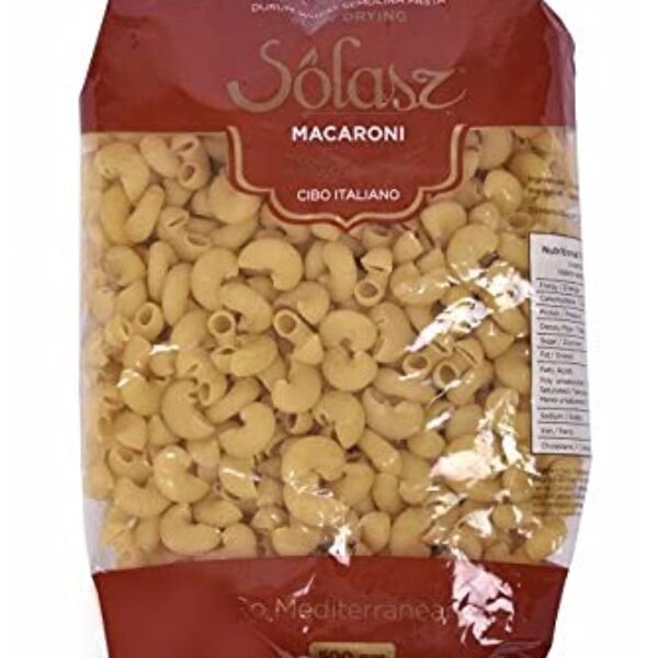 Solasz Macaroni Durum Wheat Pasta, 500Gm