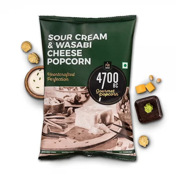 4700Bc Gourmet Popcorn – Sour Cream & Wasabi Cheese, 35 G