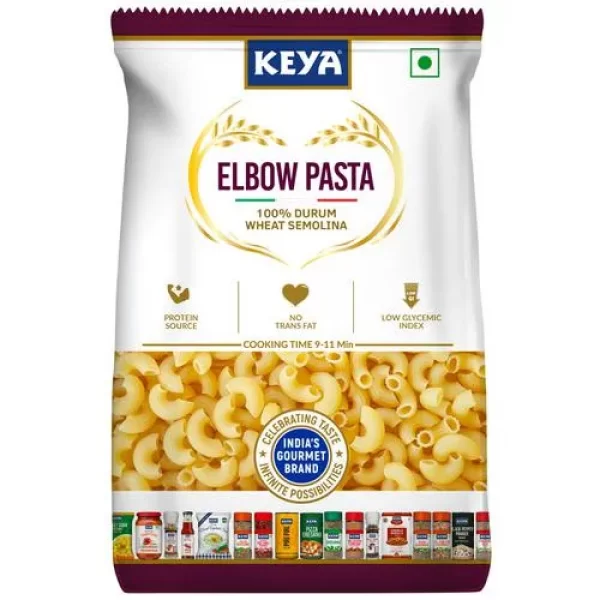 Keya Elbow Pasta, 400 G Pouch