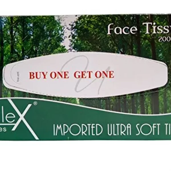 Utilex Face Tissues (2 Ply) – 200Mm X 200Mm, 2 Pieces Pack