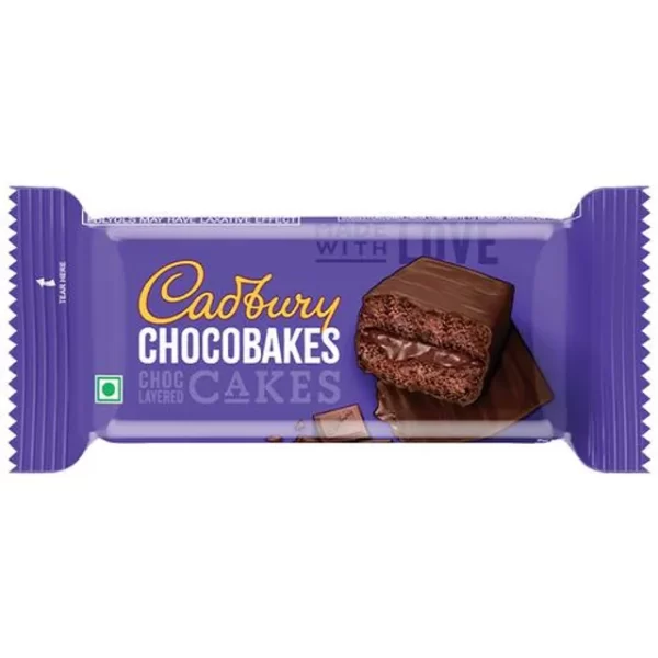 Cadbury Chocobakes Choc Layered Cakes, 19 g
