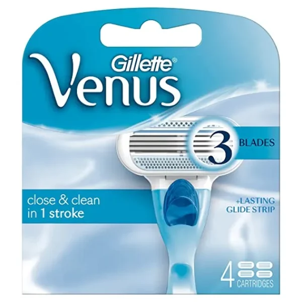 Gillette Venus Female Razor Blades Cartridge – 4 Pieces