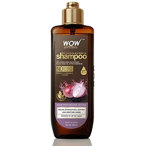 Wow Skin Science Onion Shampoo With Red Onion Seed Oil Extract 200Ml