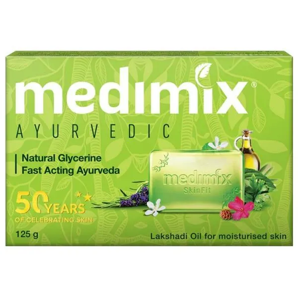 Medimix Ayurvedic Natural Glycerine Soap 3X125Gm