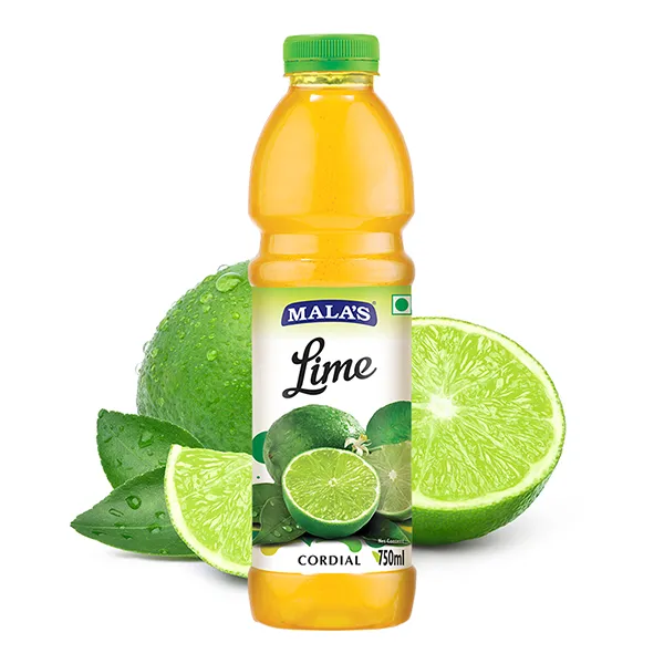 Mala’S Lime Cordial 750Ml
