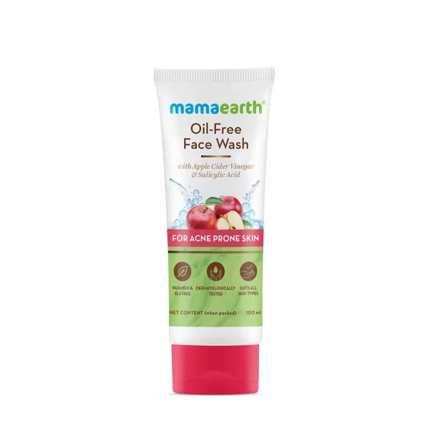 Mamaearth Oil Free Face Wash For Oily Skin, With Apple Cider Vinegar  Skin ? 100 Ml