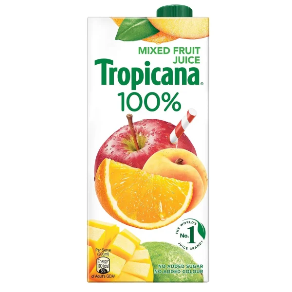 Tropicana Mixed Fruit 100% Juice 1Ltr