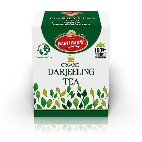 Wagh Bakri 100% Certified Organic Darjeeling Tea, 100g